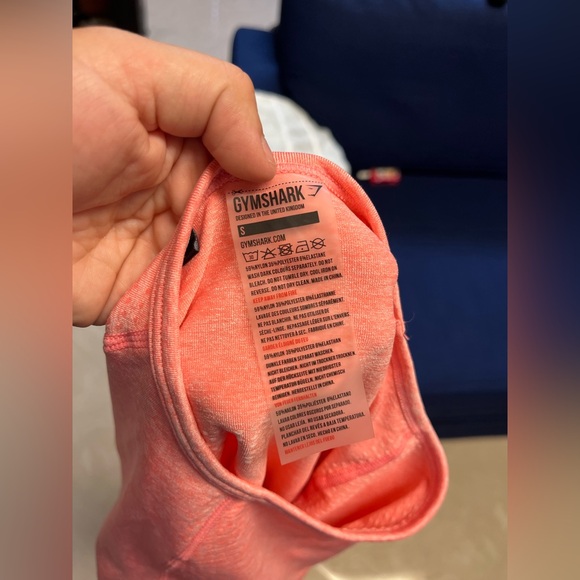 Gymshark Vital Seamless 2.0 Crop Top – Coral | Size S - Picture 7 of 7